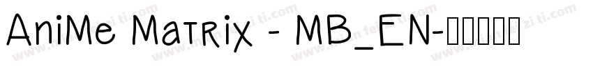 AniMe Matrix - MB_EN字体转换